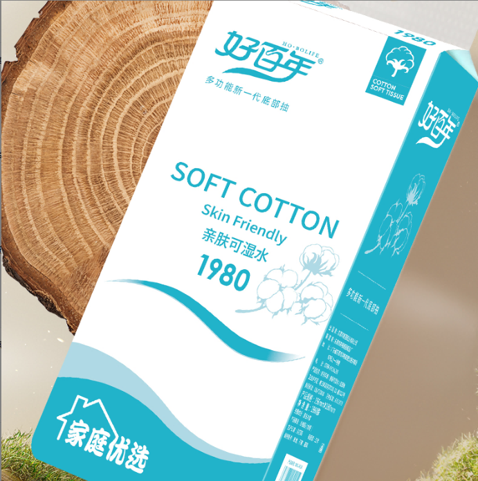 好百年悬挂式抽纸家用厨房餐巾纸厕纸底部抽取卫生纸